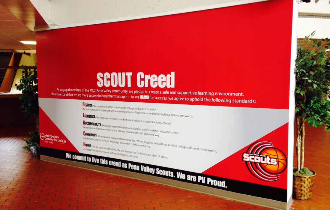 Scout wall graphics